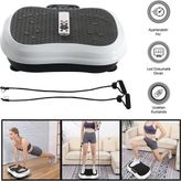 Techtic Yüksek Titreşimli Egzersiz Kondisyon Spor Aleti Uzaktan Kumandalı Tüm Vücut Vibration Plate - Gri