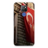 Techtree General Mobile Gm 20 Uyumlu Dev Türk Bayrağı Baskılı Silikon Kılıf