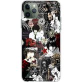 Techtree iPhone 11 Pro Max Uyumlu Death Note Kolaj Tasarımlı Baskılı Silikon Kılıf