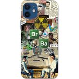 Techtree iPhone 12-12 PRO Uyumlu Breaking Bad Kolaj Baskılı Silikon Kılıf