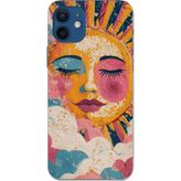 Techtree iPhone 12-12 PRO Uyumlu Efsunlu Güneş Baskılı Silikon Kılıf