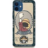 Techtree iPhone 12-12 PRO Uyumlu One Piece Dolar Baskılı Silikon Kılıf