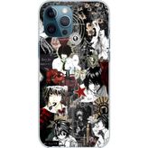 Techtree iPhone 12 PRO MAX Uyumlu Death Note Kolaj Tasarımlı Baskılı Silikon Kılıf