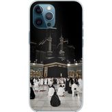 Techtree iPhone 12 PRO MAX Uyumlu Kabe Umre Baskılı Silikon Kılıf