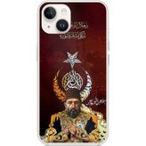 Techtree iPhone 13-14 Uyumlu Abdülhamid Han Baskılı Silikon Kılıf