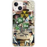 Techtree iPhone 13-14 Uyumlu Breaking Bad Kolaj Baskılı Silikon Kılıf