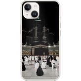 Techtree iPhone 13-14 Uyumlu Kabe Umre Baskılı Silikon Kılıf
