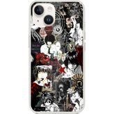 Techtree iPhone 14 PLUS Uyumlu Death Note Kolaj Tasarımlı Baskılı Silikon Kılıf