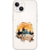 Techtree iPhone 14 PLUS Uyumlu Mescid-i Aksa Tasarımlı Baskılı Silikon Kılıf