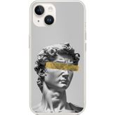 Techtree iPhone 14 PLUS Uyumlu Modern Hellenistik Davut Baskılı Silikon Kılıf