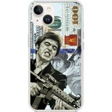 Techtree iPhone 14 PLUS Uyumlu Scarface Dolar Tasarımlı Baskılı Silikon Kılıf