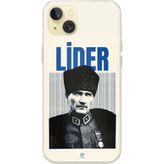 Techtree iPhone 15 PLUS Uyumlu Atatürk Lider Baskılı Silikon Kılıf