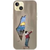Techtree iPhone 15 PLUS Uyumlu Mescid-i Aksa Duvar Baskılı Silikon Kılıf