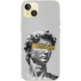 Techtree iPhone 15 PLUS Uyumlu Modern Hellenistik Davut Baskılı Silikon Kılıf