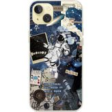 Techtree iPhone 15 PLUS Uyumlu Retro Astronot Tasarımlı Baskılı Silikon Kılıf