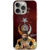 Techtree iPhone 15 PRO MAX Uyumlu Abdülhamid Han Baskılı Silikon Kılıf