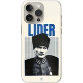 Techtree iPhone 15 PRO MAX Uyumlu Atatürk Lider Baskılı Silikon Kılıf