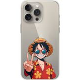 Techtree iPhone 15 PRO Uyumlu Monkey D. Luffy Tasarımlı Baskılı Silikon Kılıf