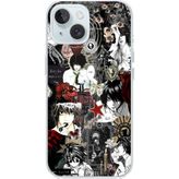 Techtree iPhone 15 Uyumlu Death Note Kolaj Tasarımlı Baskılı Silikon Kılıf
