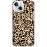 Techtree iPhone 15 Uyumlu Leopar Tasarımlı Baskılı Silikon Kılıf