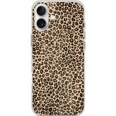 Techtree iPhone 16 PLUS Uyumlu Leopar Tasarımlı Baskılı Silikon Kılıf