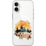 Techtree iPhone 16 PLUS Uyumlu Mescid-i Aksa Tasarımlı Baskılı Silikon Kılıf