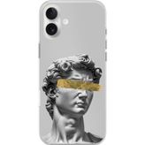 Techtree iPhone 16 PLUS Uyumlu Modern Hellenistik Davut Baskılı Silikon Kılıf