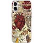 Techtree iPhone 16 PLUS Uyumlu Vampire Diaries Vintage Baskılı Silikon Kılıf
