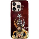 Techtree iPhone 16 PRO MAX Uyumlu Abdülhamid Han Baskılı Silikon Kılıf