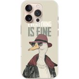 Techtree iPhone 16 PRO MAX Uyumlu Everything is fine Baskılı Silikon Kılıf