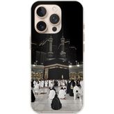 Techtree iPhone 16 PRO MAX Uyumlu Kabe Umre Baskılı Silikon Kılıf