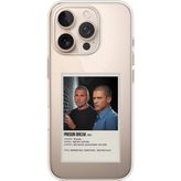 Techtree iPhone 16 PRO MAX Uyumlu Prison Break Tasarımlı Baskılı Silikon Kılıf