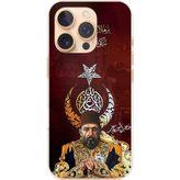 Techtree iPhone 16 PRO Uyumlu Abdülhamid Han Baskılı Silikon Kılıf