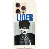 Techtree iPhone 16 PRO Uyumlu Atatürk Lider Baskılı Silikon Kılıf
