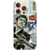 Techtree iPhone 16 PRO Uyumlu Scarface Dolar Tasarımlı Baskılı Silikon Kılıf