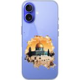 Techtree iPhone 16 Uyumlu Mescid-i Aksa Tasarımlı Baskılı Silikon Kılıf