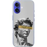 Techtree iPhone 16 Uyumlu Modern Hellenistik Davut Baskılı Silikon Kılıf