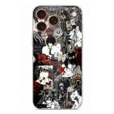 Techtree iPhone 17 PRO MAX Uyumlu Death Note Kolaj Tasarımlı Baskılı Silikon Kılıf