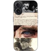 Techtree iPhone 17 Uyumlu Ata'nın Emaneti Baskılı Silikon Kılıf