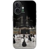Techtree iPhone 17 Uyumlu Kabe Umre Baskılı Silikon Kılıf