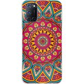 Techtree OPPO A52-A72-92 Uyumlu Mandala Baskılı Silikon Kılıf