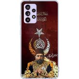 Techtree Samsung Galaxy A32 Uyumlu Abdülhamid Han Baskılı Silikon Kılıf