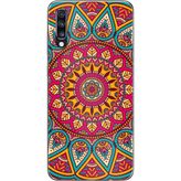Techtree Samsung Galaxy A70 Uyumlu Mandala Baskılı Silikon Kılıf