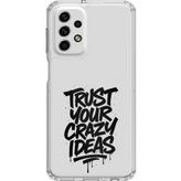 Techtree Samsung Galaxy A73 Uyumlu Crazy Trust Baskılı Silikon Kılıf