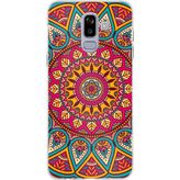 Techtree Samsung Galaxy J8-A6 Plus Uyumlu Mandala Baskılı Silikon Kılıf