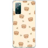 Techtree Samsung Galaxy S20 FE Uyumlu Sevimli Ayıcıklar Baskılı Silikon Kılıf