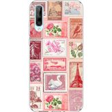 Techtree Tecno Pova Curve 2 5G Uyumlu Pembe Posta Pulları Baskılı Silikon Kılıf