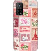 Techtree Xiaomi Mi 10T-10T PRO Uyumlu Pembe Posta Pulları Baskılı Silikon Kılıf