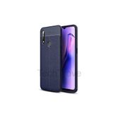 Techtrove Oppo A31 Kılıf Deri Extra Korumalı Slikon Kapak Lacivert