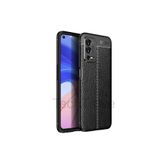 Techtrove Oppo A55 4G Kılıf Deri Extra Korumalı Slikon Kapak Siyah